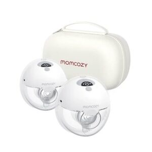 Momcozy Portable Double Electric Breast Pump - White